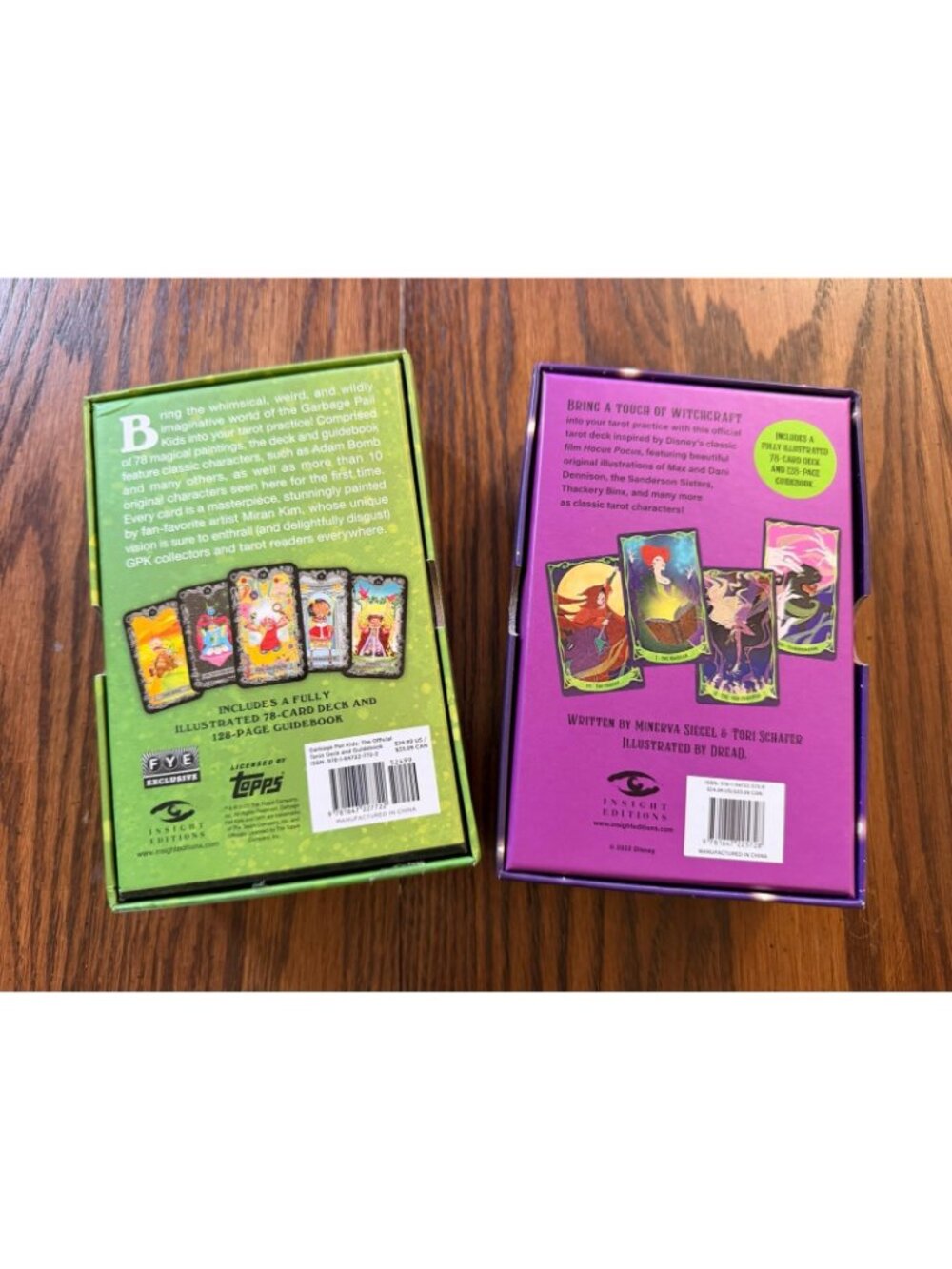 Garbage Pail Kids & Hocus Pocus Tarot Card Decks Complete - Picture 2 of 3